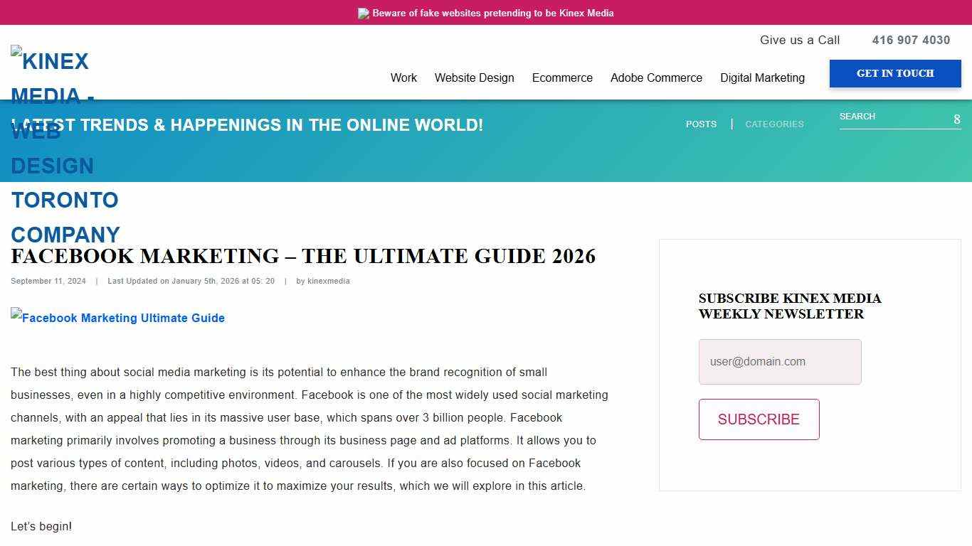 Facebook Marketing - The Ultimate Guide 2026